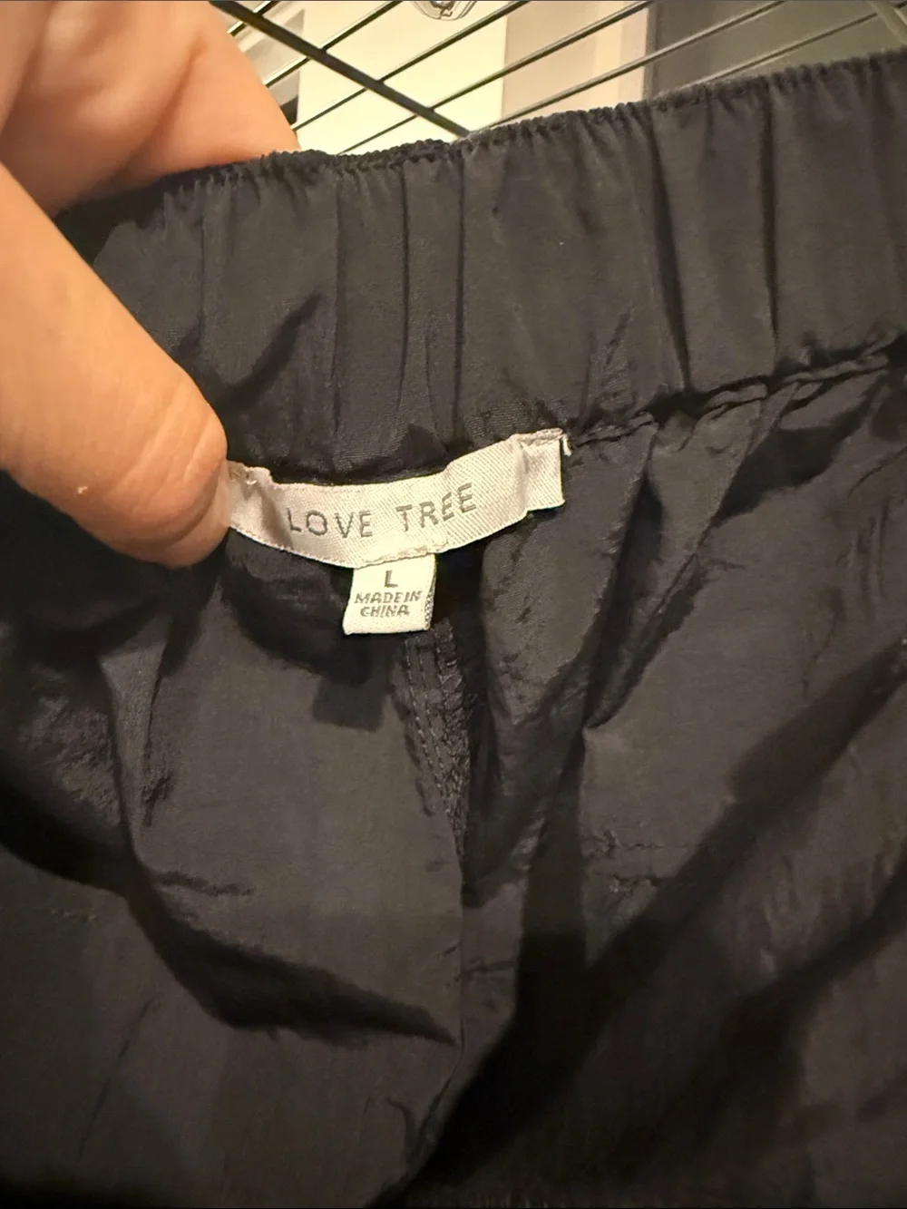 Black Cargo Jogger Pants oversized look for small body